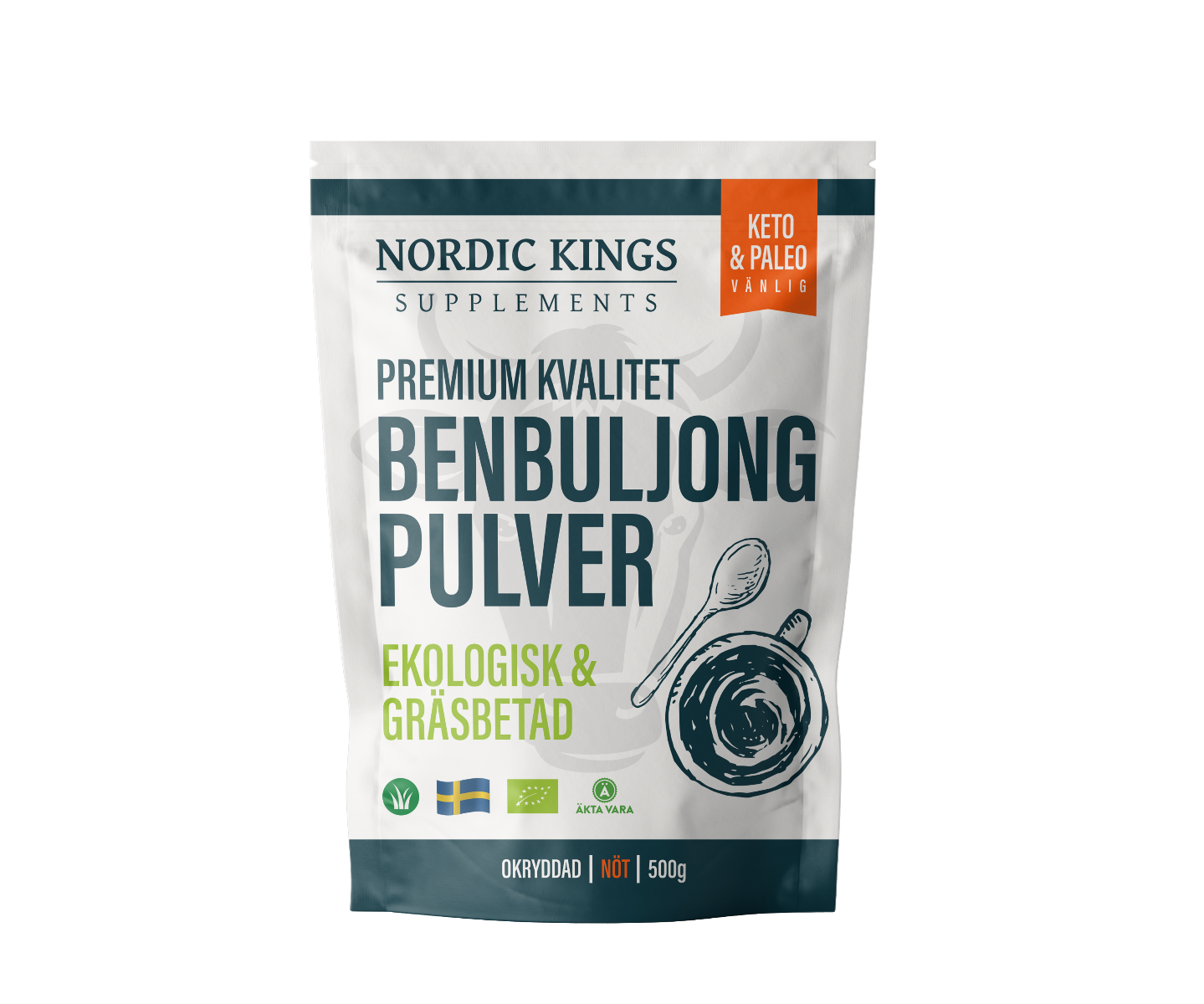 Nordic Kings Benbuljong Premium 100% Gräsbetad & Ekologisk