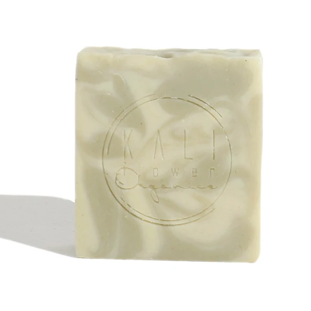 Kaliflower Organics Ekologisk handgjord tvål Green Clay - Grönlera & Citrongräs ca 150g