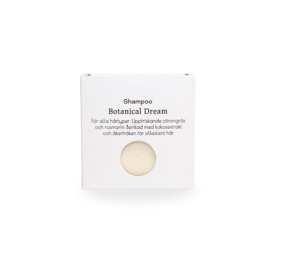 Grön Lycka Schampo Botanical Dream - uppfriskande citrongräs, rosmarin & kokosextrakt