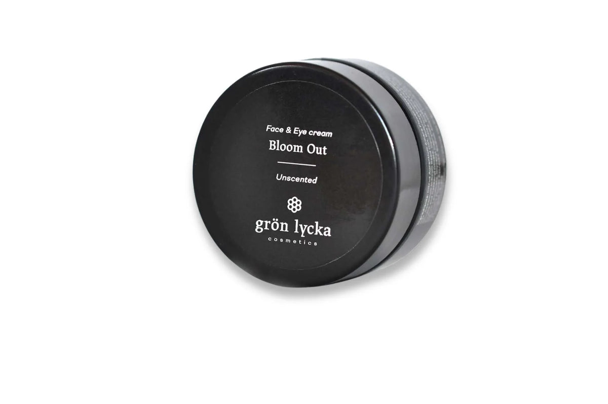 Grön Lycka Face & Eye cream Bloom out - utan tillsatt doft
