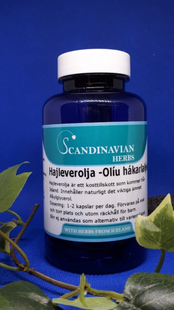 Scandinavian Herbs Hajleverolja 120 kapslar