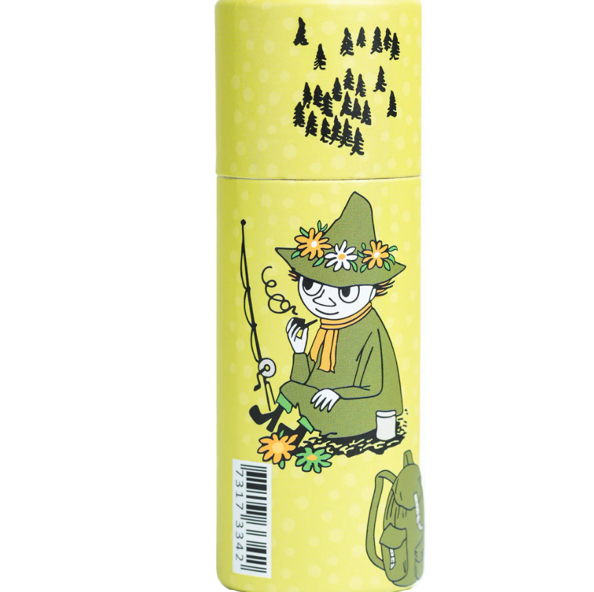 Gustaf & Linnea Fotstift av bivax & honung Mumin 60g