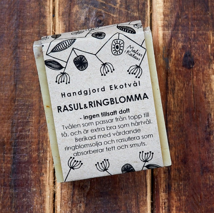 Malin i Ratan, Ekotvål Rasul & Ringblomma - ingen tillsatt doft